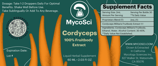 Cordyceps 100% Fruitbody Extract