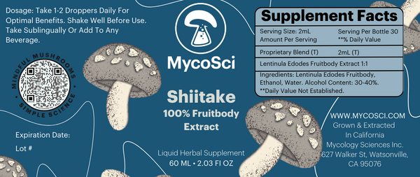 Shiitake 100% Fruitbody Extract